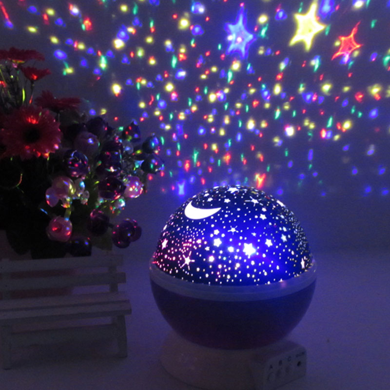 led rotating star projector