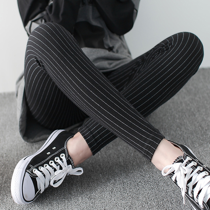 pinstripe leggings outfit