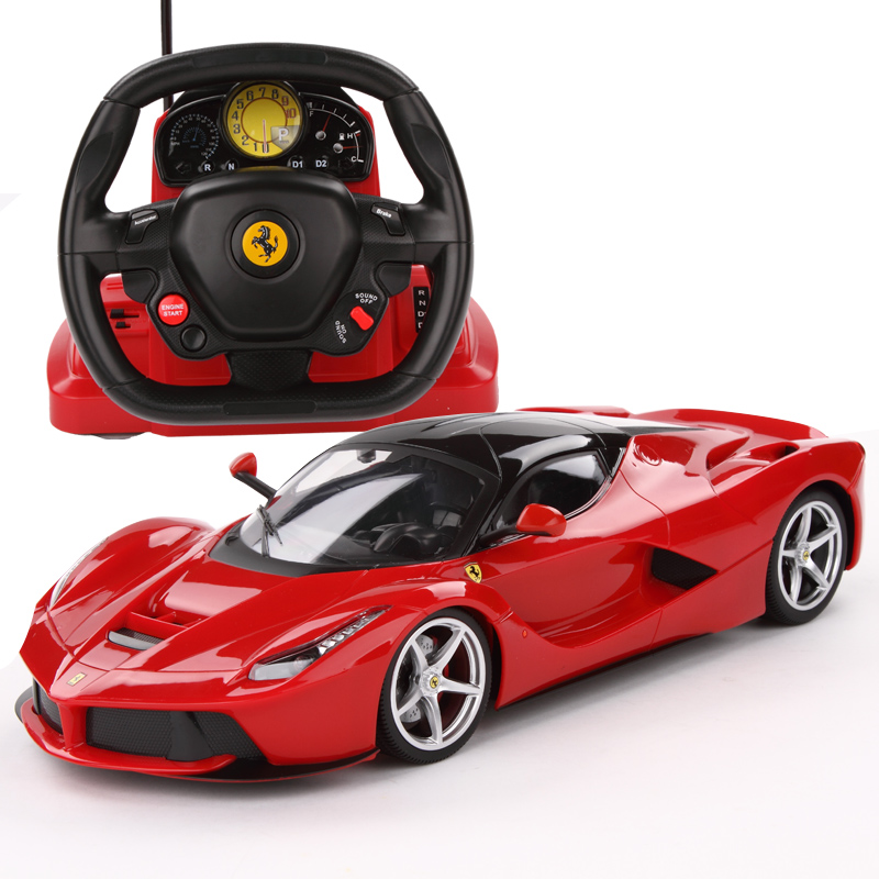 ferrari remote control car with steering wheel