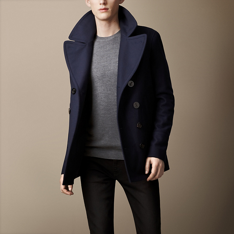 burberry mens wool coat