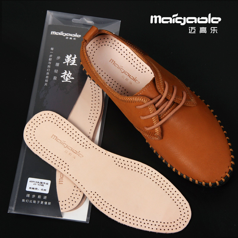 leather insoles for men's shoes