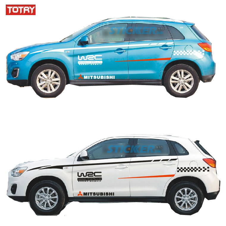 Buy Mitsubishi Asx Jin Hyun Jin Hyun Outlander Car Stickers Body Waist Garland Modified Car Stickers Color Stickers Affixed To The Vehicle In Cheap Price On Alibaba Com