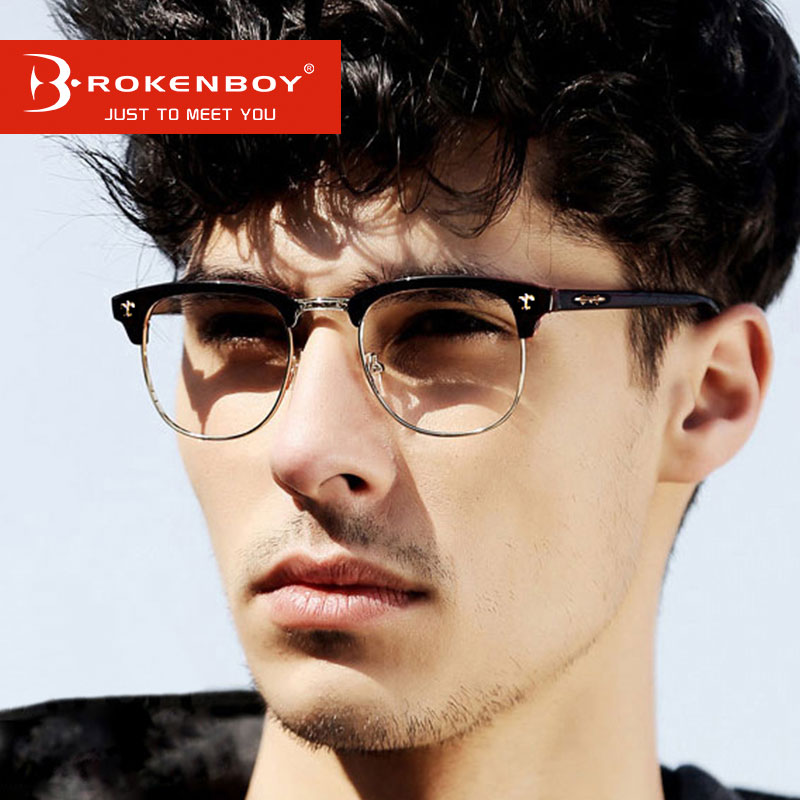 half rim glasses mens