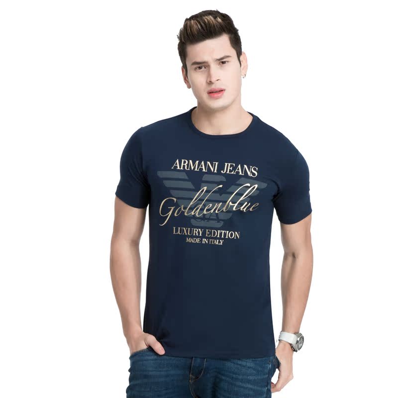 armani jeans golden blue luxury edition