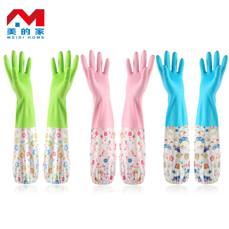 cute rubber dish gloves