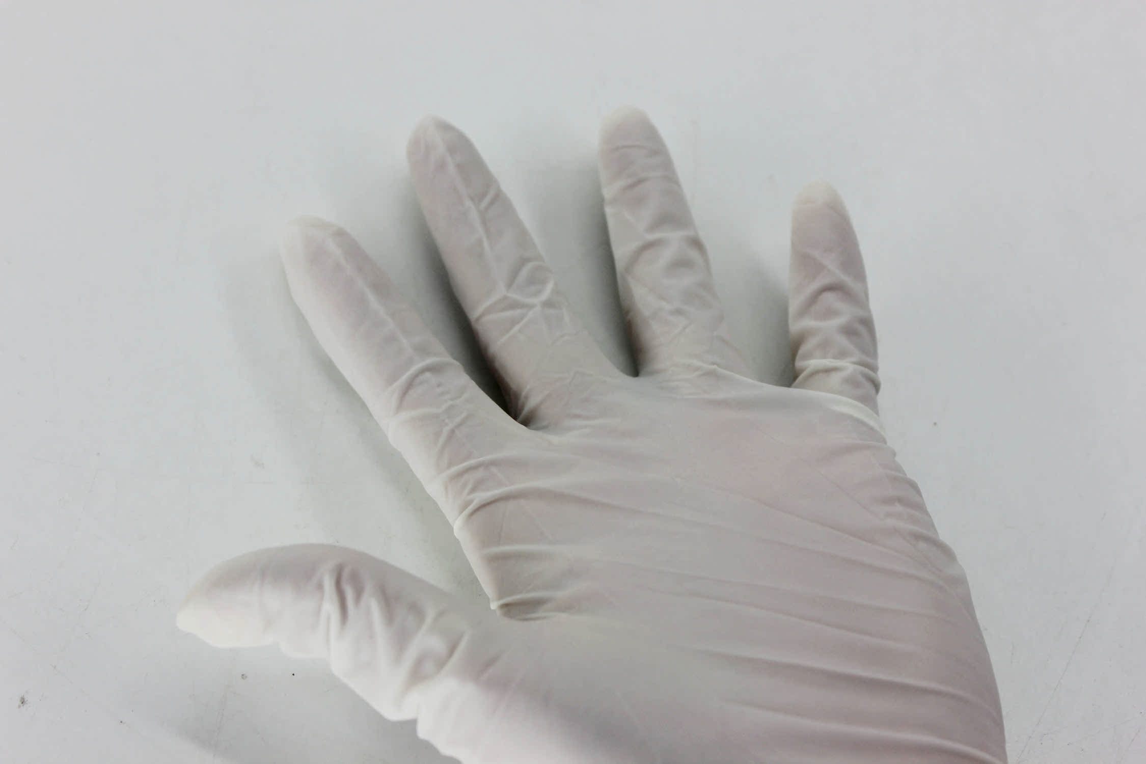 White Latex Glove 6
