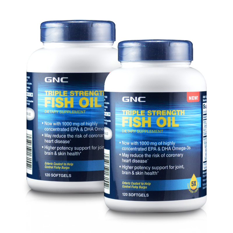 Buy Gnc Gnc Fish Oil Capsules Omega 3 Three Times Concentrated