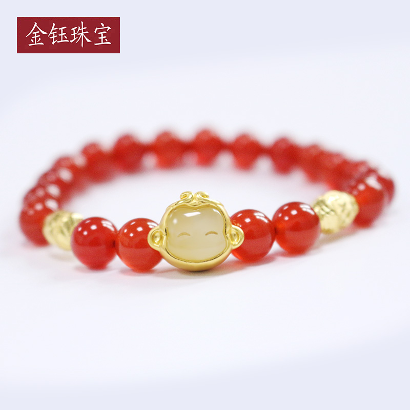 jade monkey bracelet