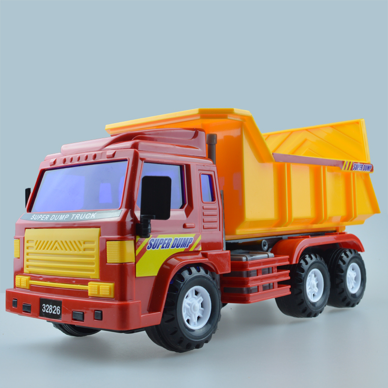 large toy cars and trucks