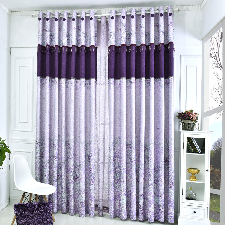 China Dark Purple Curtains China Dark Purple Curtains