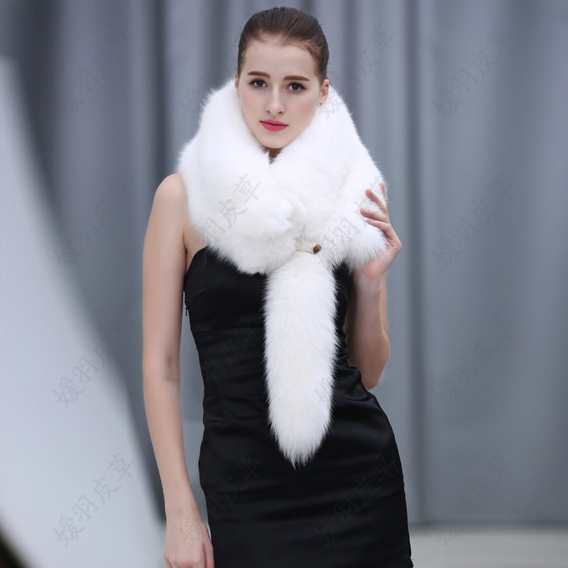 arctic fox fur collar