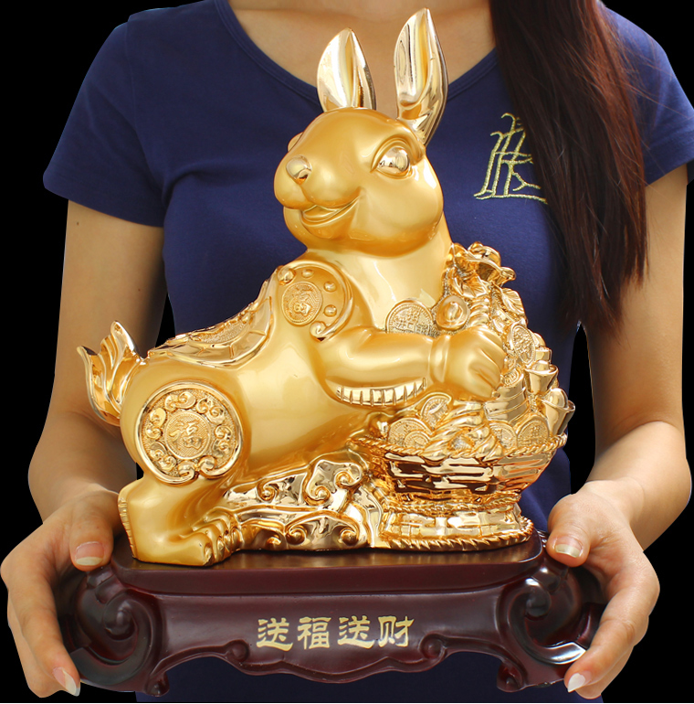 Buy Copper lucky twelve zodiac rabbit rabbit ornaments gifts feng shui home  furnishings living room office decorations in Cheap Price on Alibaba.com