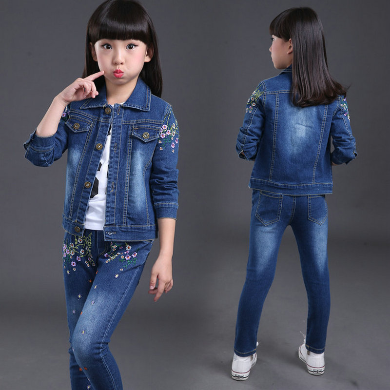 little girl denim outfits