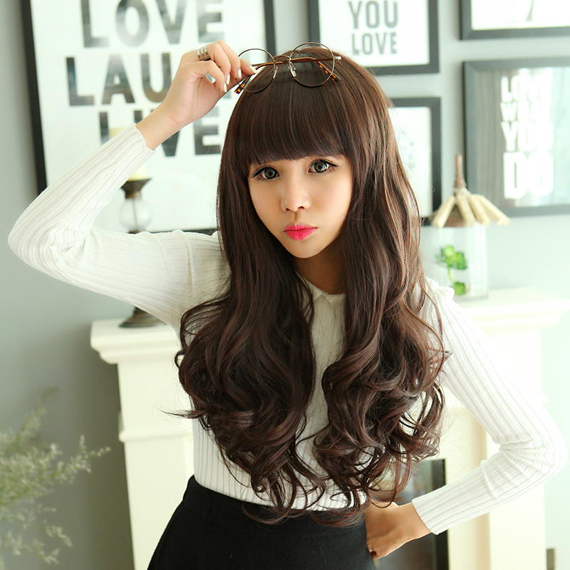 Buy Dai Meisi Qi Can Be Oblique Bangs Wig Piece Female Wig Piece