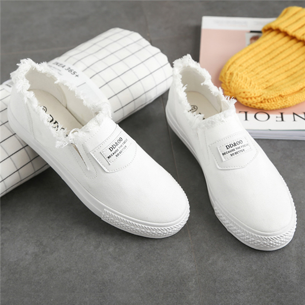womens canvas shoes white