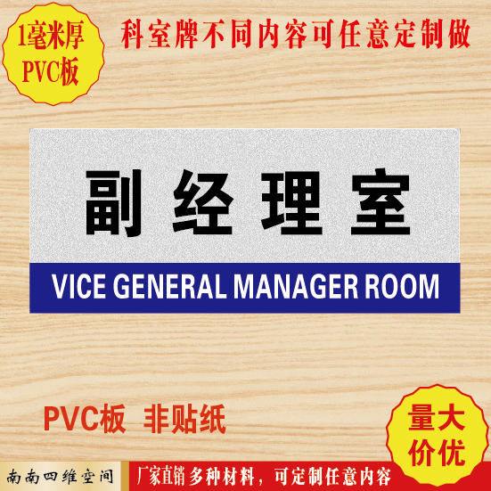 Buy General Managers Office Numbers Signs Licensing