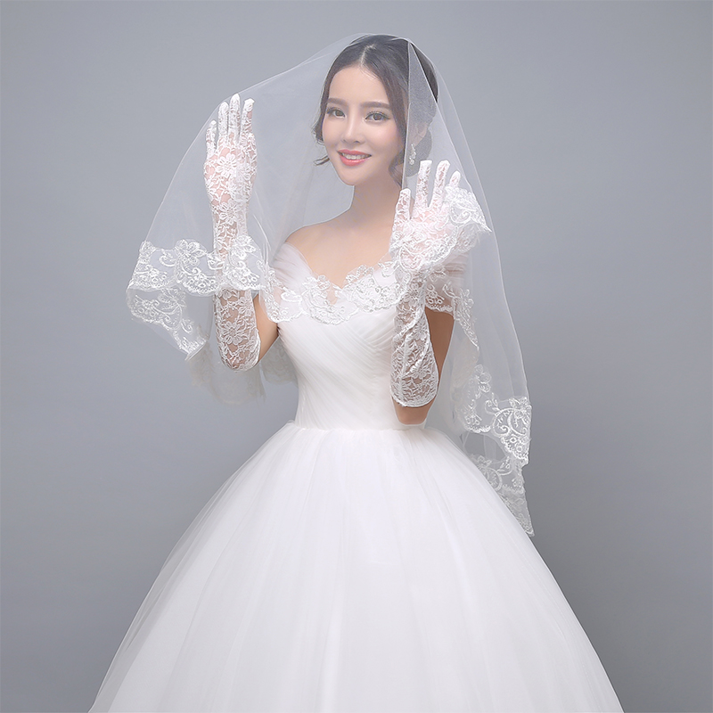 China Bridal Veil Gloves, China Bridal 