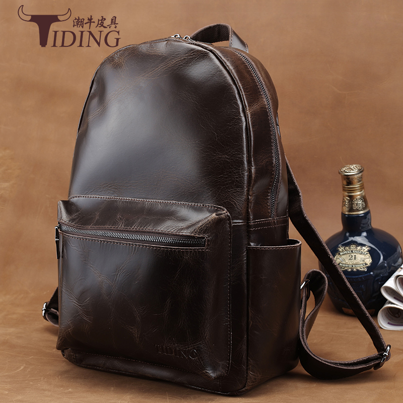 tiding leather backpack