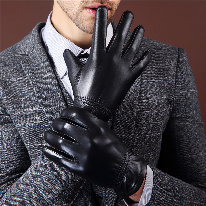 mens thin leather gloves