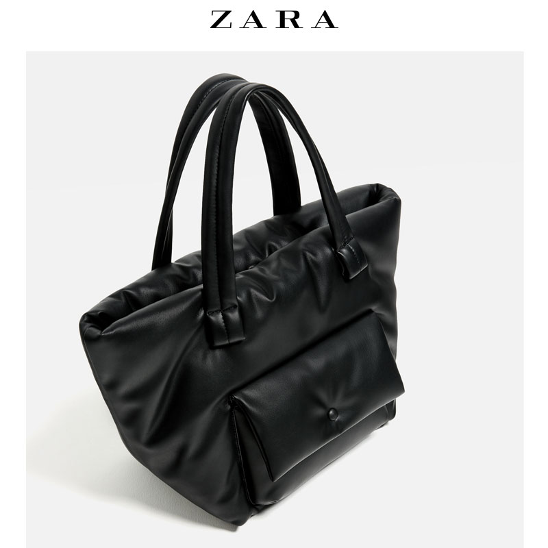 quilted tote bag zara