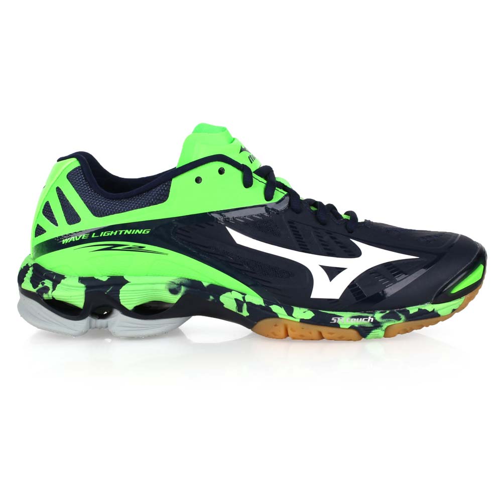 black and green mizuno volleyball shoes