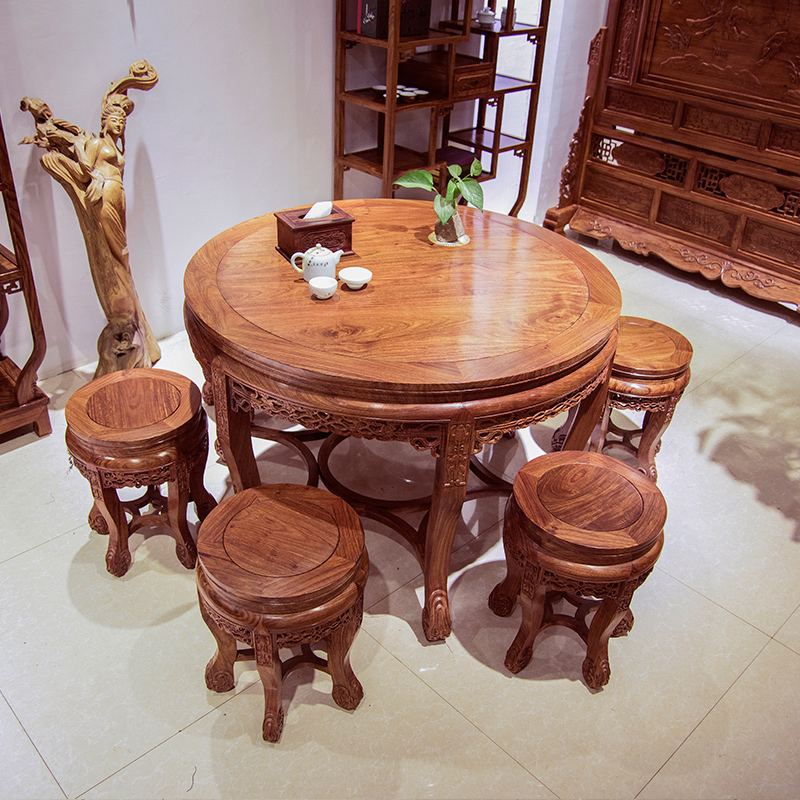 Buy Myanmar Chinese Rosewood Dining Table Round Table Solid Wood