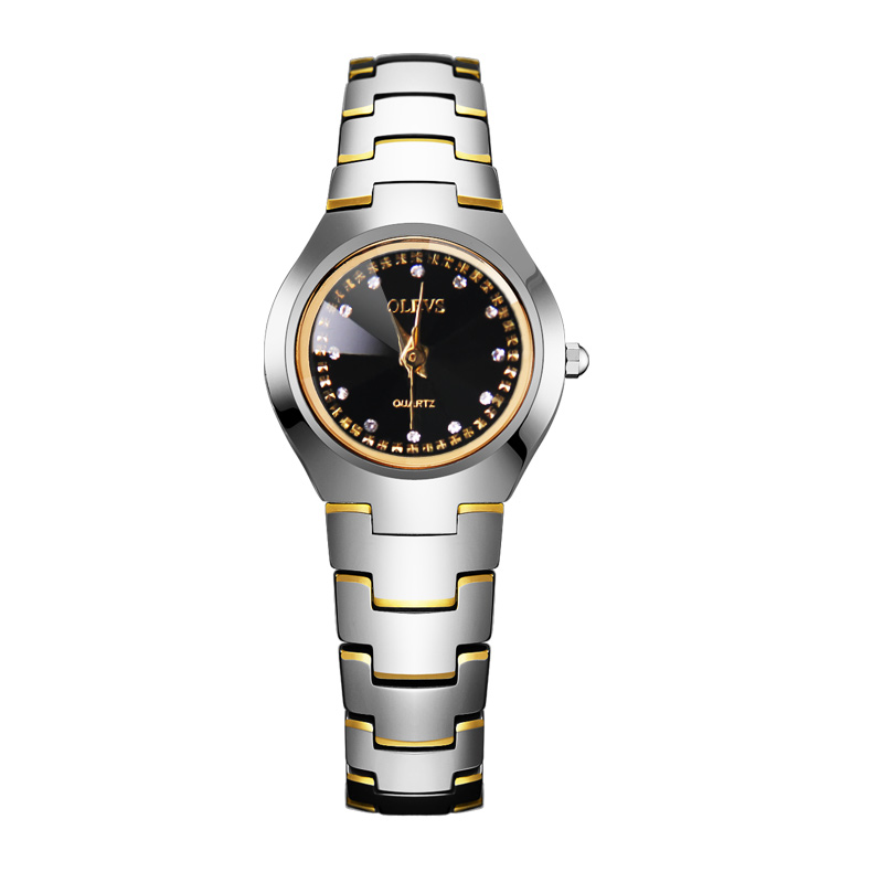 tungsten diamond watch