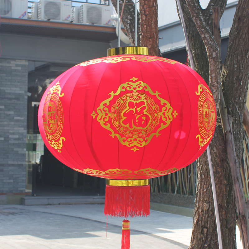 large red paper lanterns