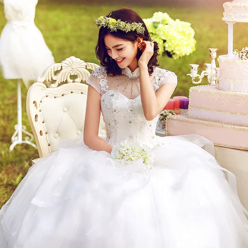 Корейское свадебное платье